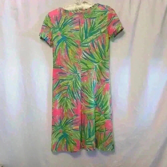 Lilly Pulitzer Jessica Dress in Tiki Pink. EUC. Vibrant Colors. Size XXS. - Picture 5 of 7